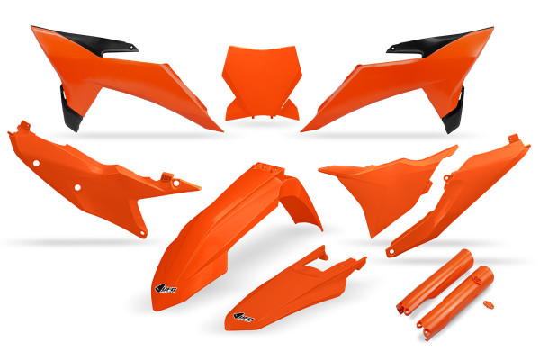 Full Plastic Kit OEM Color compatible Ktm SX 250 - SX 125 - SX 150 - SX-F 350 - SX-F 450 - SX 300 - SX-F 250 - XC 125 - XC-F...